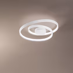 Collezione Ritmo LA LAMPADA CHE SEGUE IL TUO RITMO Plafoniera elegante realizzata in metallo e alluminio verniciato di colore ...