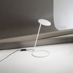 Perenz - Lampada Da Scrivania Industrial-Minimal Miniarc Metallo Bianco Led 5W 3000K
