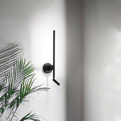 Perenz - Applique Moderna Ramon Metallo Nero Acrilico Led 12W 3000K