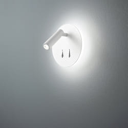 Perenz - Applique Tonda Contemporanea Plug Metallo Bianco Acrilico Led 6W 3000K