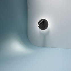Perenz - Applique Tonda Contemporanea Plug Metallo Nero Acrilico Led 6W 3000K