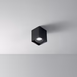 Collezione Brick LA LAMPADA CHE DIVENTA UN ELEMENTO DI ARREDO Plafoniera in alluminio realizzata in alluminio verniciato di c ...