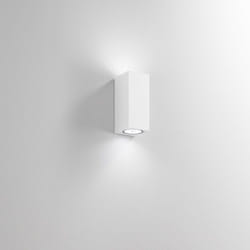 Perenz - Applique Da Esterno Moderna Monolite Alluminio Bianco 2 Luci Gx53