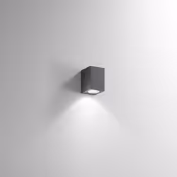 Collezione Monolite LA LAMPADA CHE SI FONDE CON IL TUO SPAZIO Applique struttura in alluminio antracite con un design minimal ...