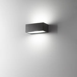 Perenz - Applique Da Esterno Contemporaneo Step Alluminio Grigio Grafite 2 Luci E14