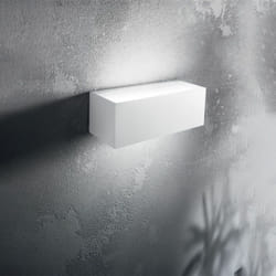 Perenz - Applique Da Esterno Contemporaneo Step Alluminio Bianco 2 Luci E14