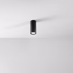 Collezione Pipe IL FARETTO CHE SI PIEGA ALLE TUE ESIGENZE Faretto cilindrico in metallo verniciato a polvere di colore nero o ...