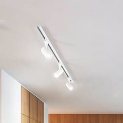 Perenz - Faretto Binario Moderno Binario Alluminio Bianco Gu10