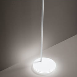 Perenz - Piantana Moderna Gambo Metallo Bianco Acrilico Led 6W 3000K