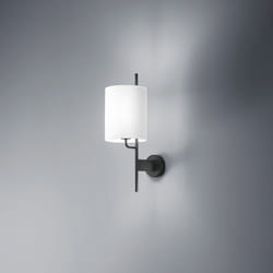 Perenz - Applique Contemporanea Ram Hotel Metallo Nero Tessuto 1 Luce E27