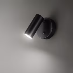 Collezione Canor NON SOLO UN FARETTO, MA UN DETTAGLIO DI STILE Faretto singolo in metallo verniciato nero, con interruttore p ...