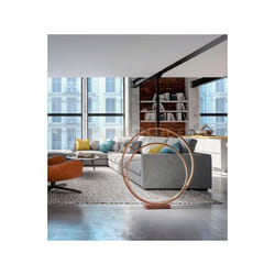 Perenz - lampada da terra a led ritmo 6648 e lc cannella