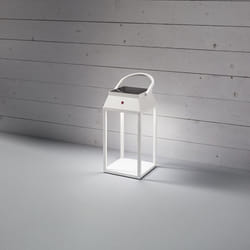 Perenz - Lanterna Moderna Alluminio Bianco Led 3W 3000K Ricaricabile