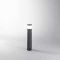 Collezione Espina ILLUMINA CON GUSTO E SICUREZZA Palo da esterno in alluminio di colore grafite, perfetto per illuminare giar ...
