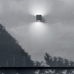 Perenz - Applique Da Esterno Moderna Totem Metallo Grigio Grafite 2 Luci Gx53