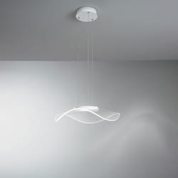 Perenz - Sospensione Moderna Medusa Metallo Bianco Acrilico Led 30W 3000K