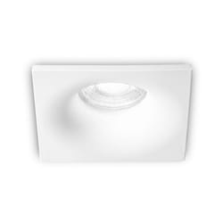 Perenz - Faretto Incasso Quadrato Moderno Oasis Alluminio Bianco 1 Luce Gu10