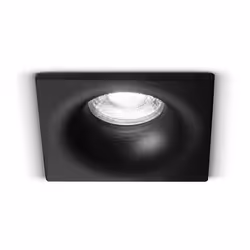 Collezione Oasis LUCE DI QUALITÀ Faretto da incasso in acciaio verniciato di colore nero, offre una luce direzionabile e conc ...