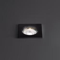 Collezione Oasis LUCE DI QUALITÀ Faretto da incasso in acciaio verniciato di colore nero, offre una luce direzionabile e conc ...