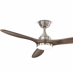 Ventilatore led 18W Triade Perenz 7170CRCT-3 pale-3000/4000/6000K-cromo spazzolato Ventilatore in metallo finitura cromo spaz ...