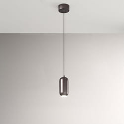 Perenz - Sospensione Contemporanea Bullet Metallo Marrone Led 9W 3000K