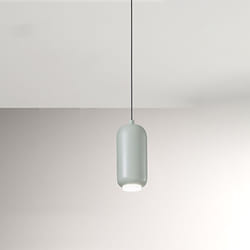 Perenz - Sospensione Contemporanea Bullet Metallo Verde Salvia Led 9W 3000K