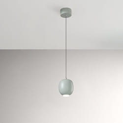 Perenz - Sospensione Contemporanea Bullet Metallo Verde Salvia Led 9W 3000K D12