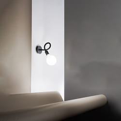 Perenz - Applique Moderna Bulbo Metallo Nero 1 Luce E27