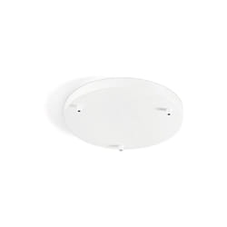 Perenz - Rosone Multicavo 3 Fori In Metallo Bianco Opaco D35Cm