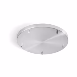 Collezione Ampolla COMBINA IL TUO STILE Rosone multicavo 5 fori in metallo verniciato a polvere colore cromo lucido diametro ...