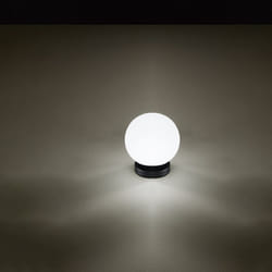 Perenz - Lampada Da Scrivania Contemporanea Maga Metallo Nero Vetro 1 Luce E14