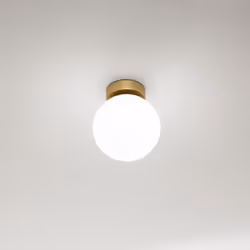 Collezione Maga LA LAMPADA SENZA TEMPO CHE INCANTA Applique con corpo in metallo oro e diffusore in vetro acidato, è un'elega ...