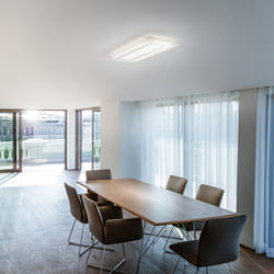 Perenz - Plafoniera Contemporanea Bend Metallo Bianco Acrilico Led 51W 3000K