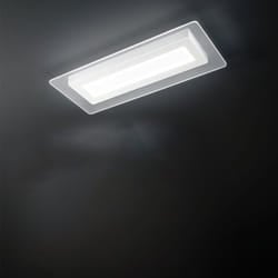 Perenz - Plafoniera Moderna Bend Metallo Bianco Acrilico Led 51W Cct 3000/4000/6000K