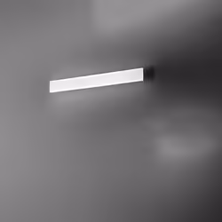 Collezione Kante LA LUCE CHE FA TENDENZA Applique LED struttura in metallo verniciato di colore bianco, con un diffusore opac ...