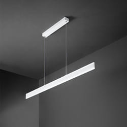 Perenz - Sospensione Moderna Kante Metallo Bianco Acrilico Led 48W 3000K