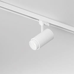 Perenz - Faretto Cilindrico Per Binario Metallo Bianco Led 20W 4000K