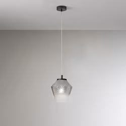 Collezione Arnia LA LAMPADA CHE FA LA DIFFERENZA La sospensione con diffusore in vetro a una luce Perenz colore fumè un'ottim ...