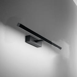 Perenz - Applique Moderna Riga Metallo Nero Acrilico Led 12W 3000K