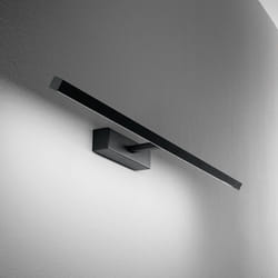 Perenz - Applique Moderna Riga Metallo Nero Acrilico Led 16W 3000K