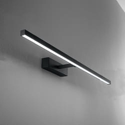 Perenz - Applique Moderna Riga Metallo Nero Acrilico Led 24W 3000K