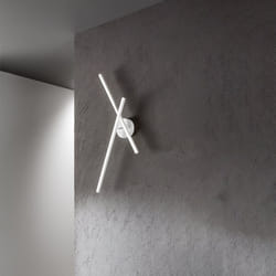 Perenz - Applique Moderna Syncro Alluminio Bianco Acrilico Led 23W 3000K