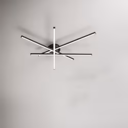 Collezione Syncro LA LAMPADA CHE ILLUMINA CON DINAMISMO Plafoniera LED, moderna ed elegante per la tua casa. La sua forma e l ...