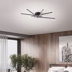 Collezione Syncro LA LAMPADA CHE ILLUMINA CON DINAMISMO Plafoniera LED, moderna ed elegante per la tua casa. La sua forma e l ...
