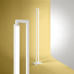 Perenz - Piantana Moderna Sway Metallo Bianco Acrilico Led 27W 3000K