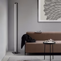 Collezione Sway LA LAMPADA CHE SI MUOVE CON TE Piantana realizzata in metallo verniciato di nero, questa applique è dotata di ...