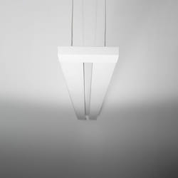 Perenz - Lampadario Moderno Sway Metallo Bianco Acrilico Led 2X35W 3000K
