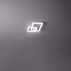 Collezione Cross LA LAMPADA CHE FA DA DESIGN Lampadario a soffitto colore bianco in alluminio e dispone di LED integrati, che ...