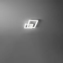 Perenz - Plafoniera In Alluminio Moderna Cross Bianco Led