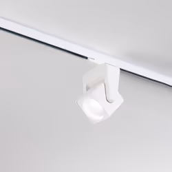 Collezione Binario COMPONI LA TUA ILLUMINAZIONE Il faretto in alluminio a led per sistema in binario colore bianco è ideale p ...